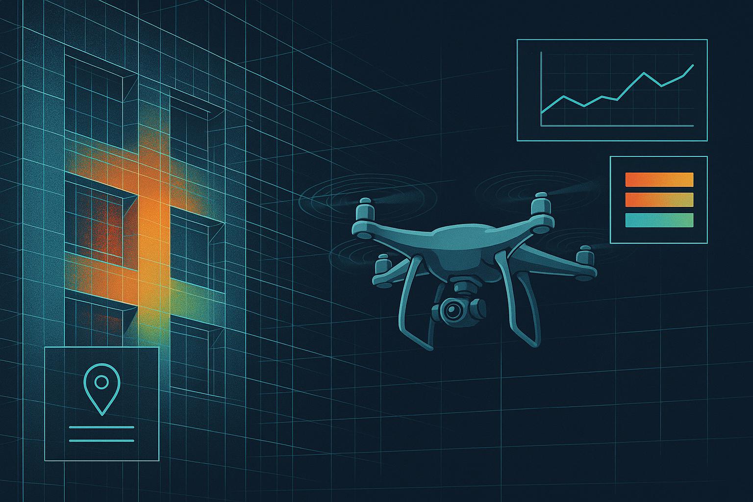 Drone technology for building inspection
